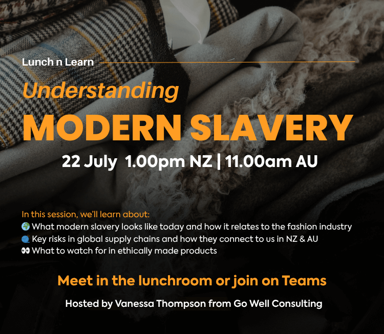 modern slavery lunch and learn